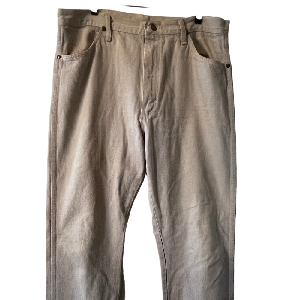 Vintage Frontier Series White Jeans W36 L32